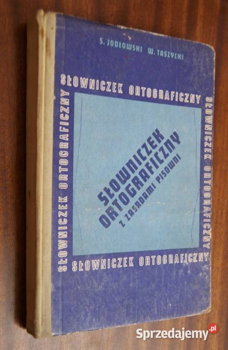 St Jodłowski Witold Taszycki Słowniczek Książki naukowe i popularnonaukowe Parczew