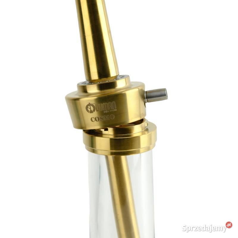 Oduman Cosmo Hookah Gold Body Clear Glass Fajka sprzedam