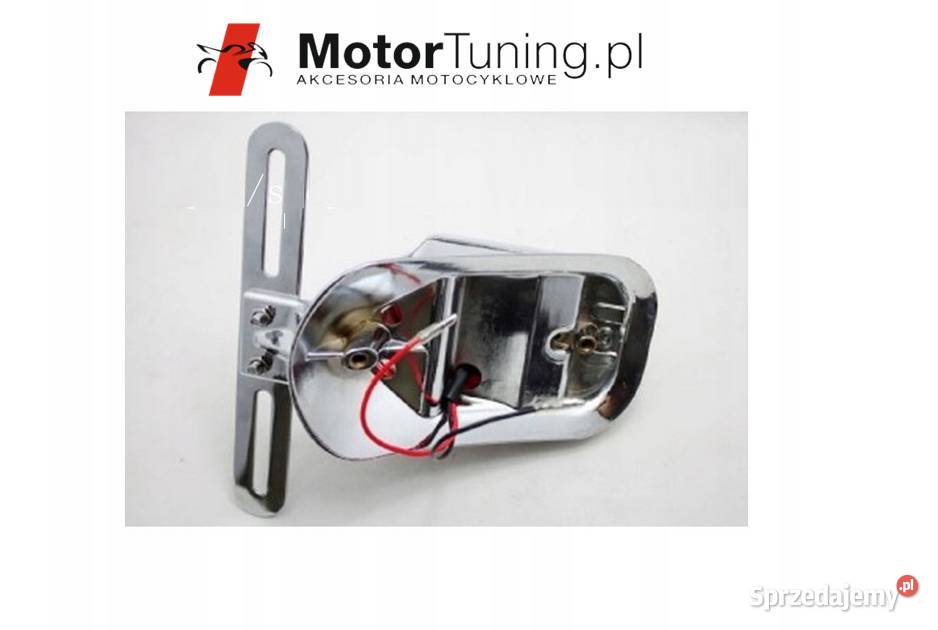 Lampa motocyklowa z metalu czaszka tył chopper Sosnowiec