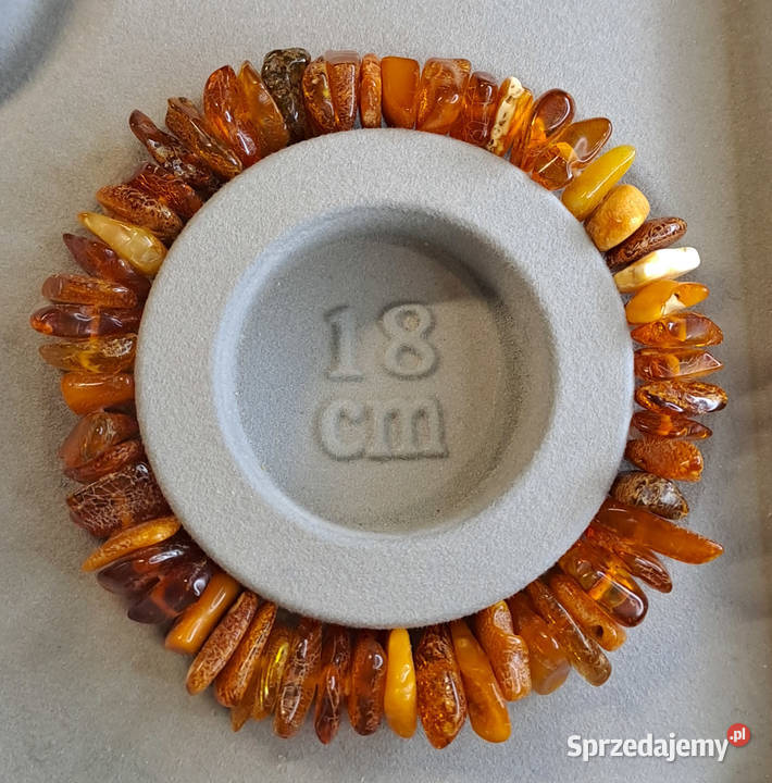 Bransoletka z bursztynu bałtyckiego sieczka Warszawa