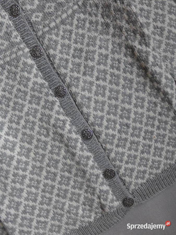 HANDMADE wełniany sweter ręcznie robiony Warszawa