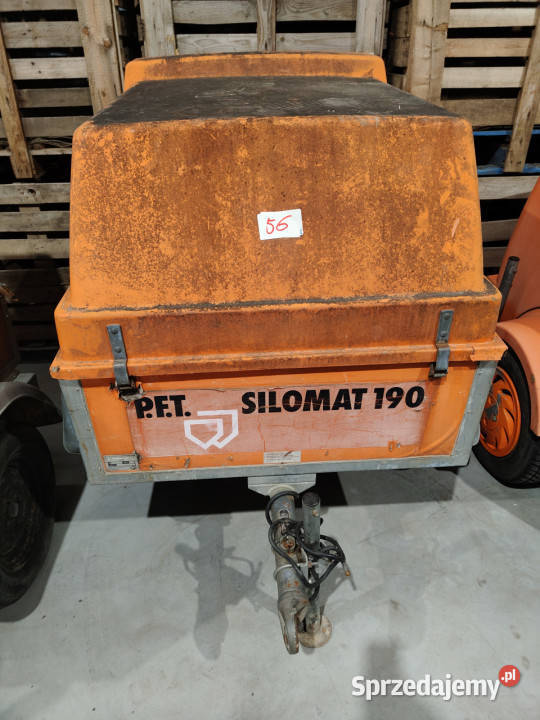 Pompa do transportu zapraw tynków PFT SILOMAT Włosty
