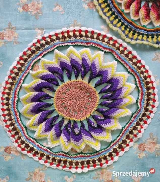 Makatka PRL ręczna robota z lat 6070 tych XX mazowieckie Warszawa