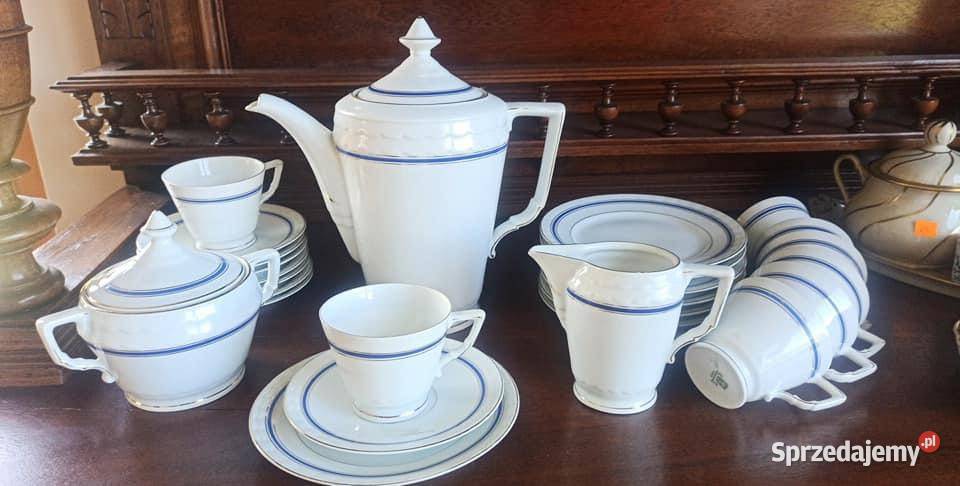 Art Deco Serwis do kawy na 6 osób Syg C T Tielsh Gdańsk