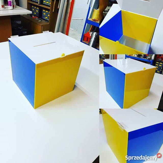 URNA wyborcza gablota SKARBONKA na losy TIPOWNIK Radwanice