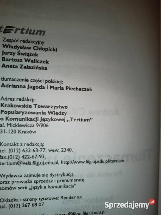 Tłumaczenie ustne Książki tłumaczy outlet filologie, językoznawstwo Książki i Podręczniki sprzedam