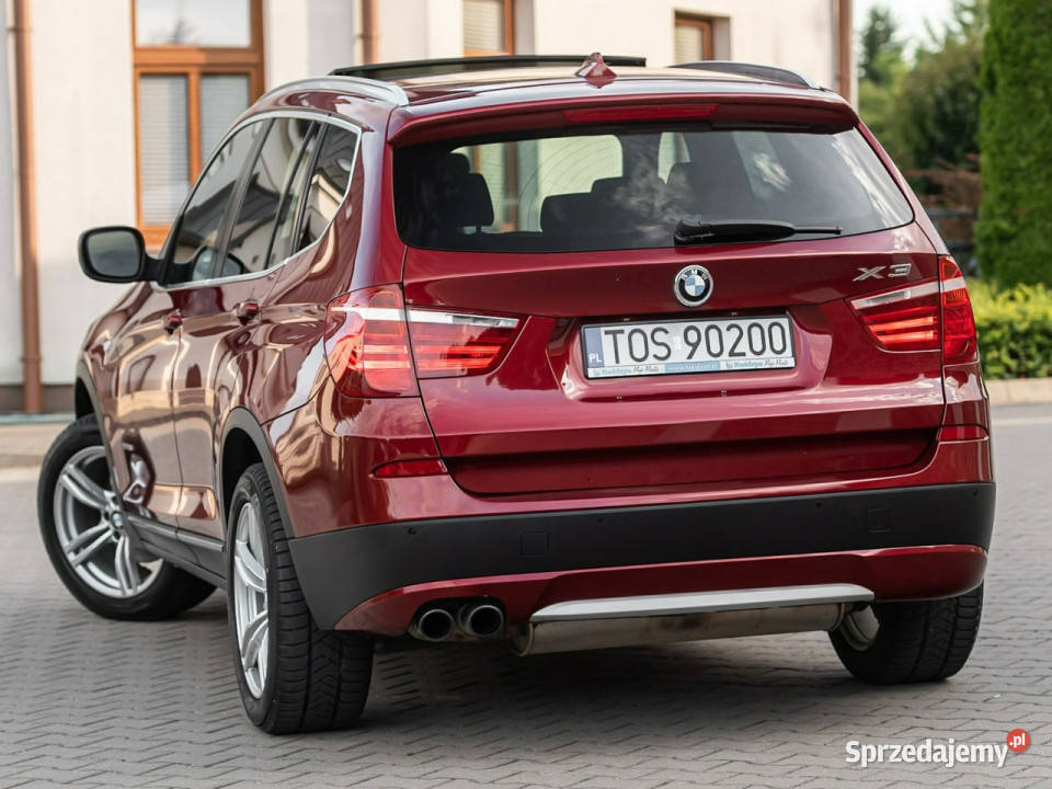 BMW X3 xDrive 20i 245 Skóra Led Panorama F25 elektrycznie ustawiane fotele Zwoleń
