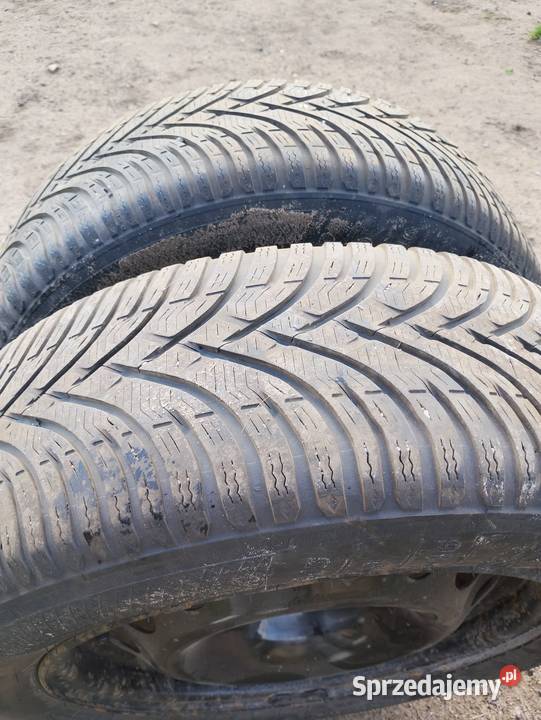 Opony zimowe z felgami stalowymi Średnica 16" kujawsko-pomorskie Włocławek