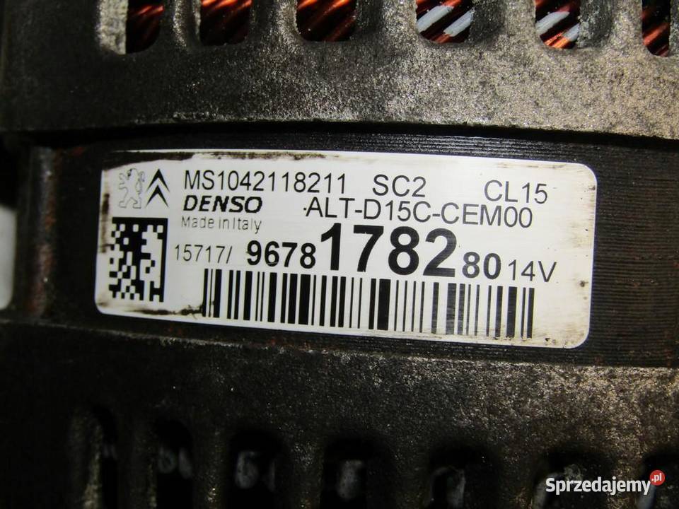 ALTERNATOR 12 THP PURETCH PEUGEOT 3008 II osobowe
