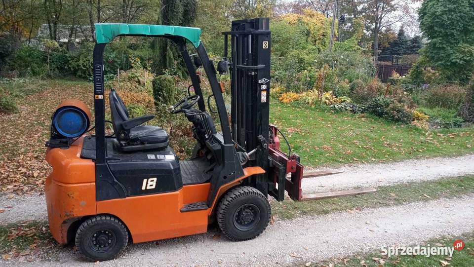 Wózek widłowy z obrotnicą 18t LPG silnik Nissan mazowieckie