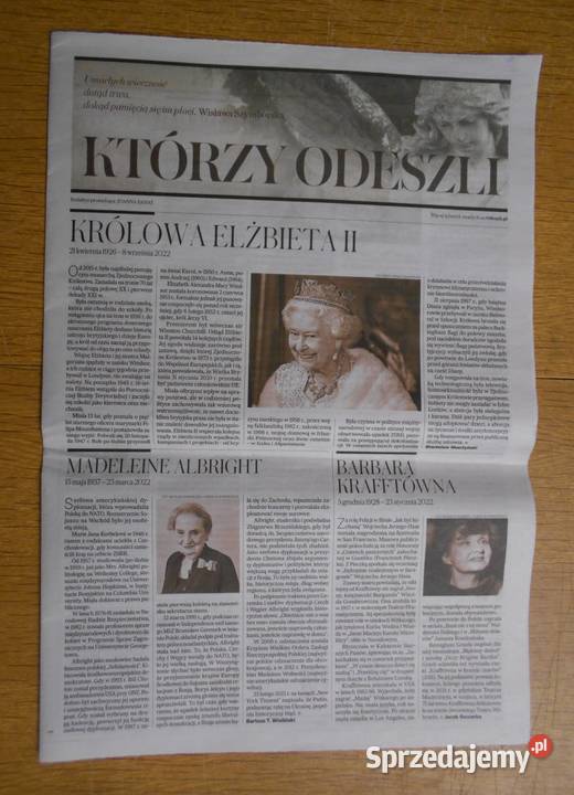KTÓRZY ODESZLI dwa dodatki Gazeta Wyborcza Parczew