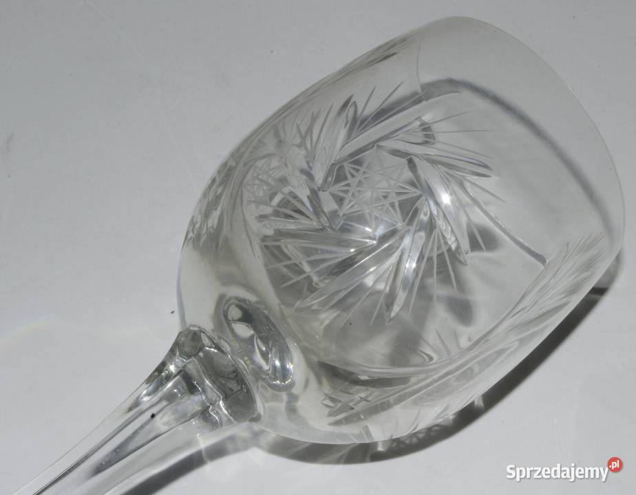 Kryształowy kielich pucharek lampka 17 02L śląskie Czeladź
