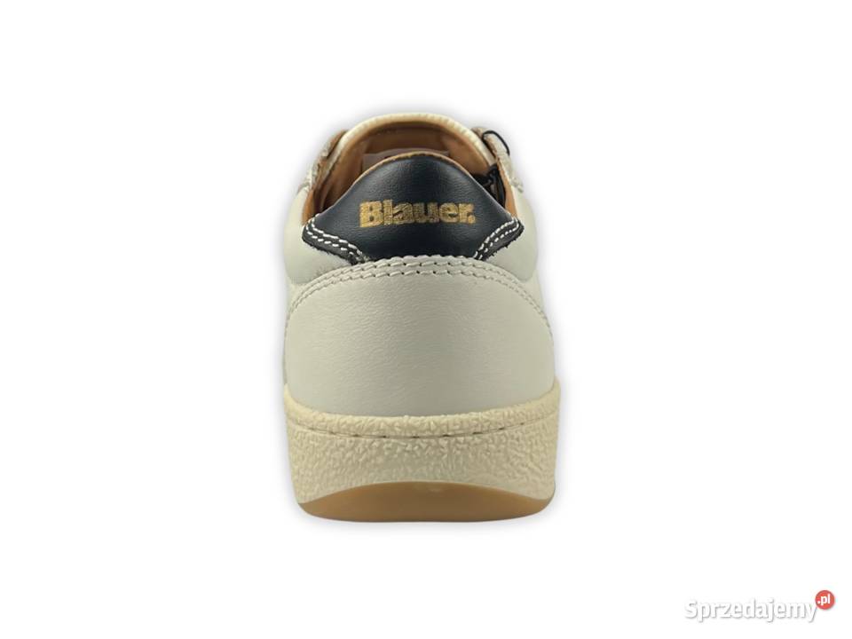 Nowe Buty Blauer USA Olympia 20 Białe Skórzane skóra