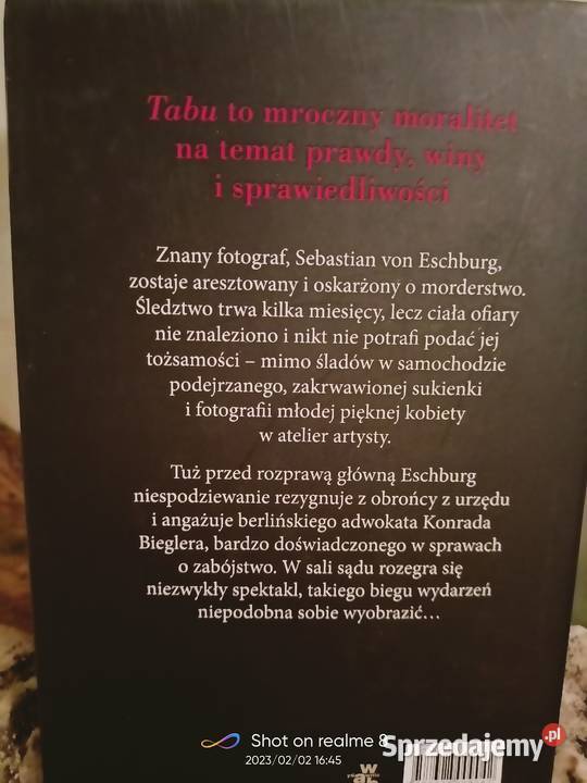 Tabu książki pierwsze wydanie Księgarnia Praga miękka mazowieckie Warszawa