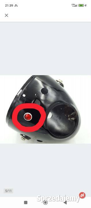 KONTROLKA LAMPY K750 M72 URAL ORYGINALNA Niemodlin