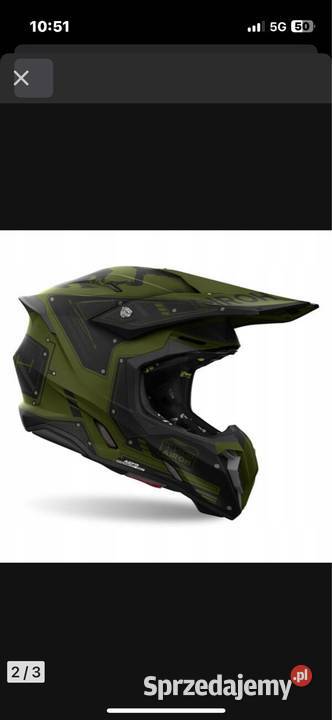 Kask enduro Airoh Twist 3 w kolorze wojskowej kujawsko-pomorskie Grupa