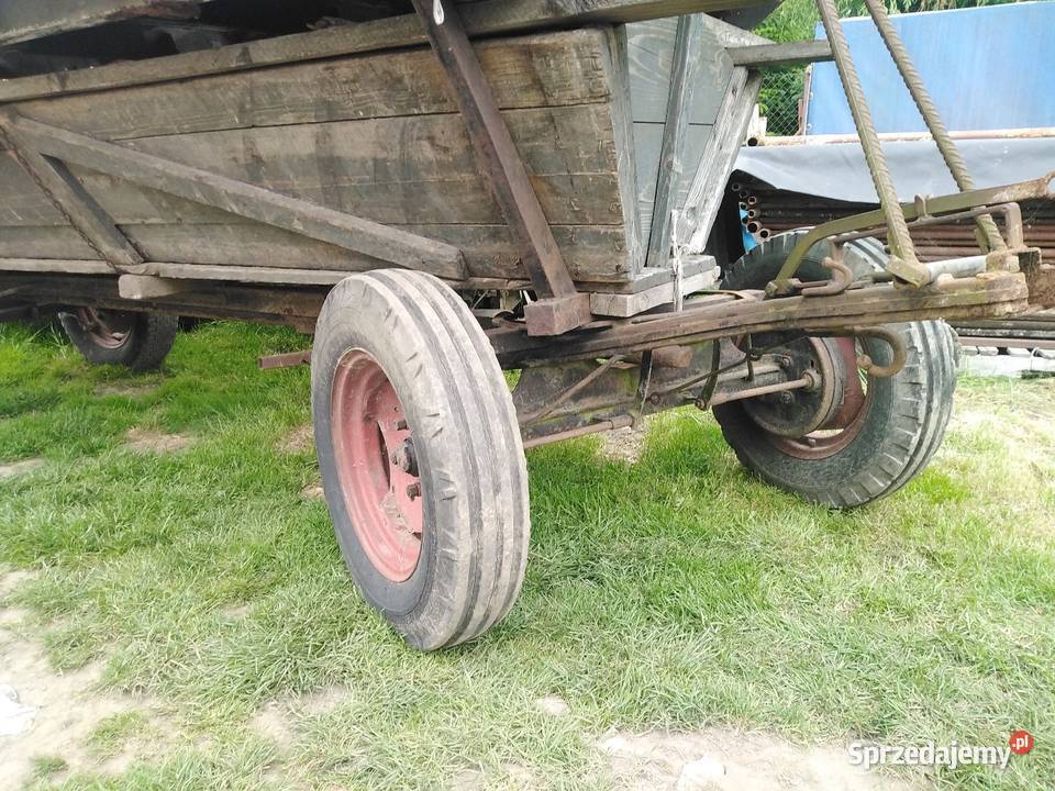 Wóz konny na 16 cal kołach ursusa Rzeplin