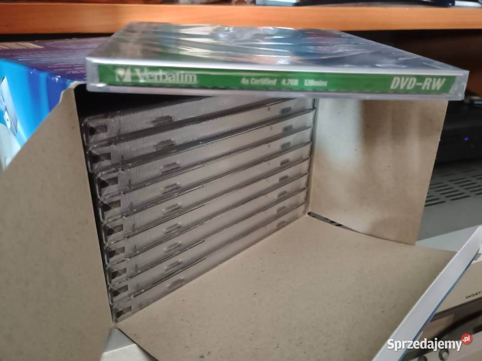 DvdRW 47GB120 min Verbatim 10sztuk nowe folia sprzedam