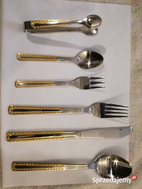 ZŁOCONE SZTUĆCE SOLINGHOFF W WALIZCE małopolskie Kraków