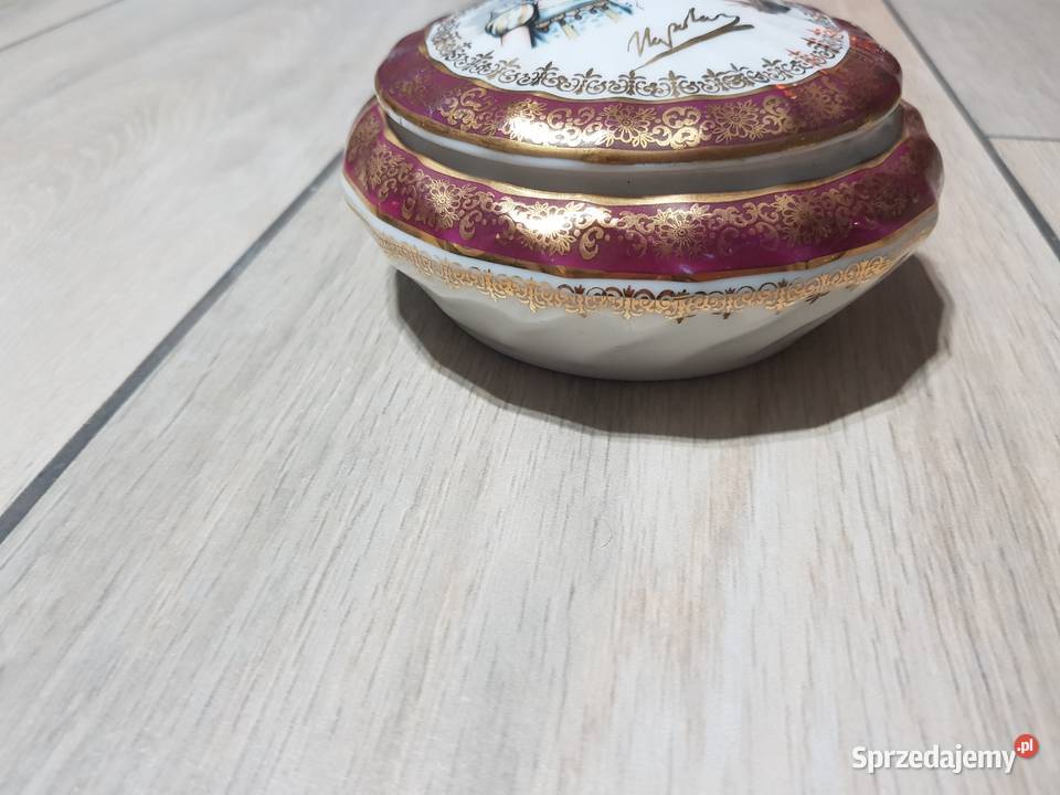 Puzderko szkatułka porcelana francuska De Lux Wola Podłężna