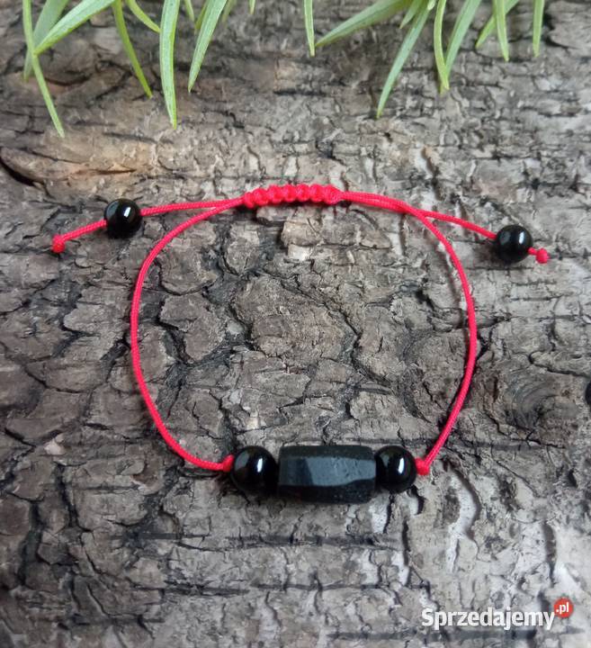 Bransoletka ochronna czarny turmalin