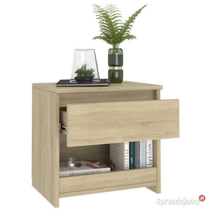Szafka nocna dąb sonoma 40x30x39 materiał Warszawa