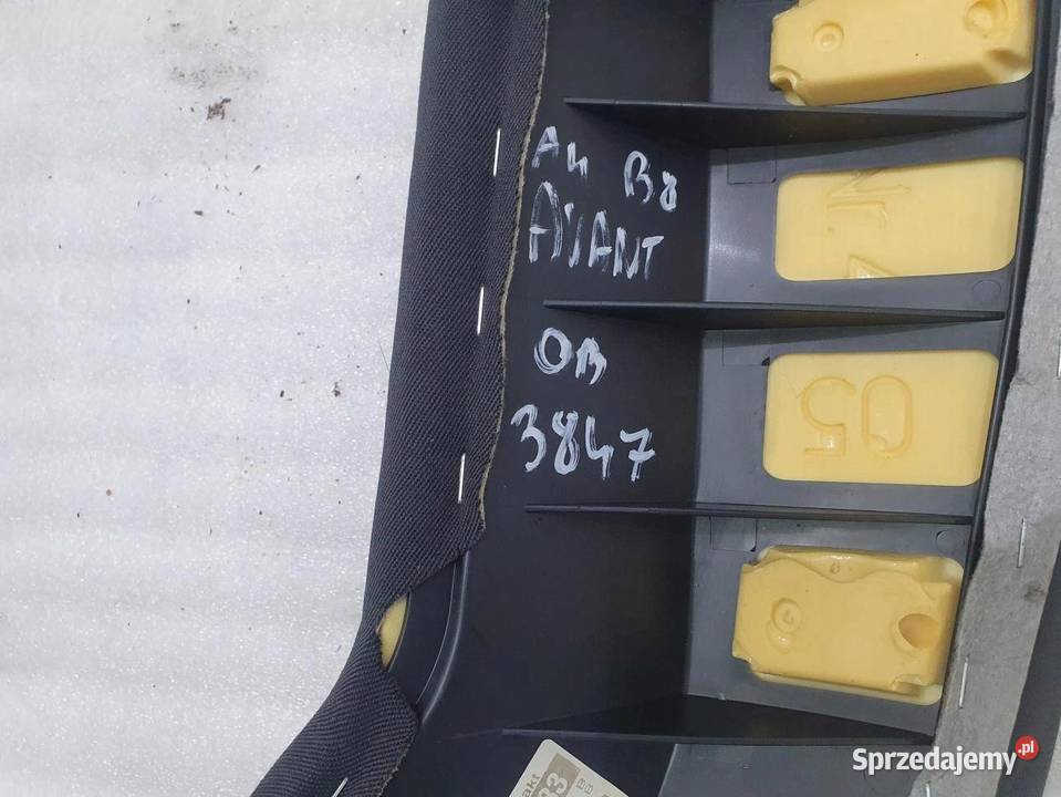 BOCZEK KANAPY TYŁ AUDI A4 B8 AVANT 8T0857791 Tapicerki samochodowe wielkopolskie