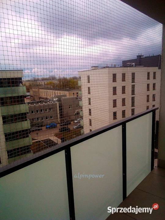 Siatka kotów na balkon montaż Warszawa mazowieckie