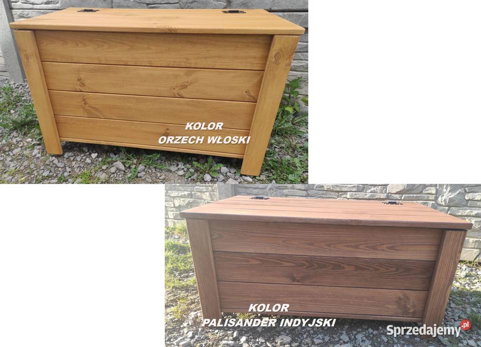 Skrzynia 90x50x50 KOLOR Kufer drewniany pokój drewno Wrocław