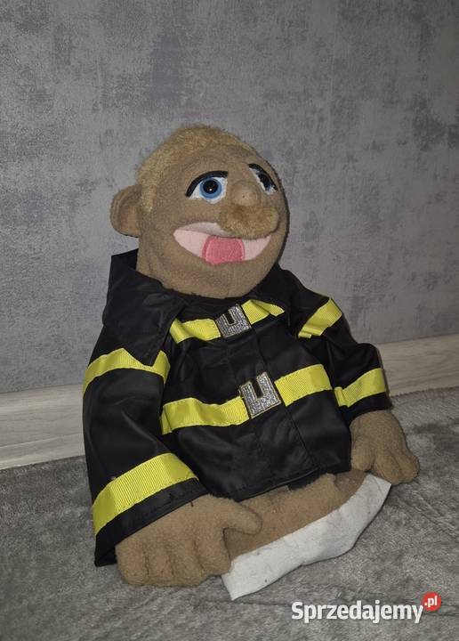 Maskotka przytulanka pacynka Strażak Łódź