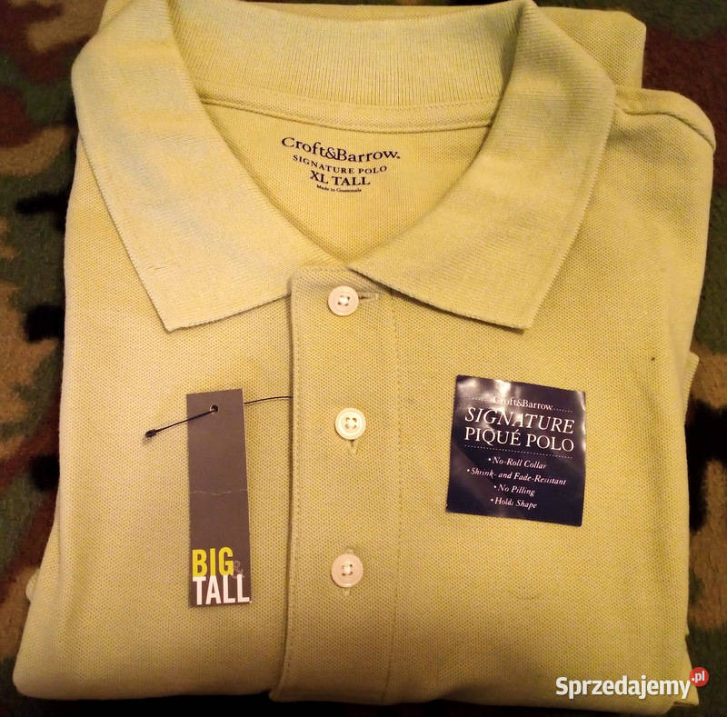 Polo Męskie CROFT BARROW USA XL Duża Mielec