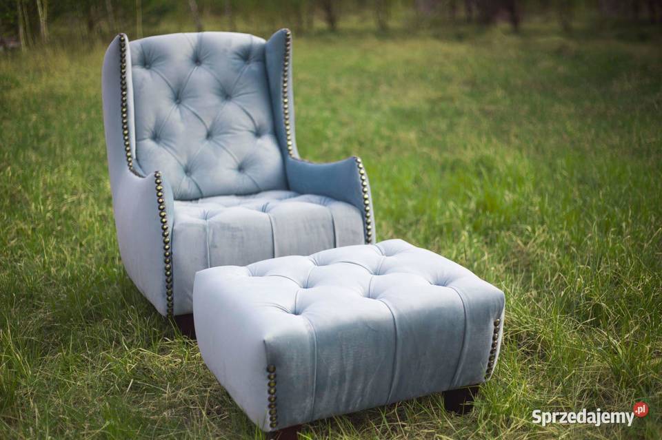 Fotel plus pufa nowoczesny styl Słupsk