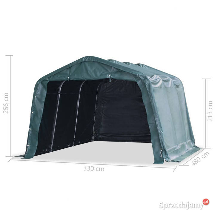 Namiot bydła PVC 550 gm 33 x 48 m ciemnozielony Warszawa