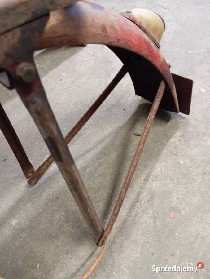 ŻAK sztywniak bagażnik błotnik lampka mały wielkopolskie Grzegorzew