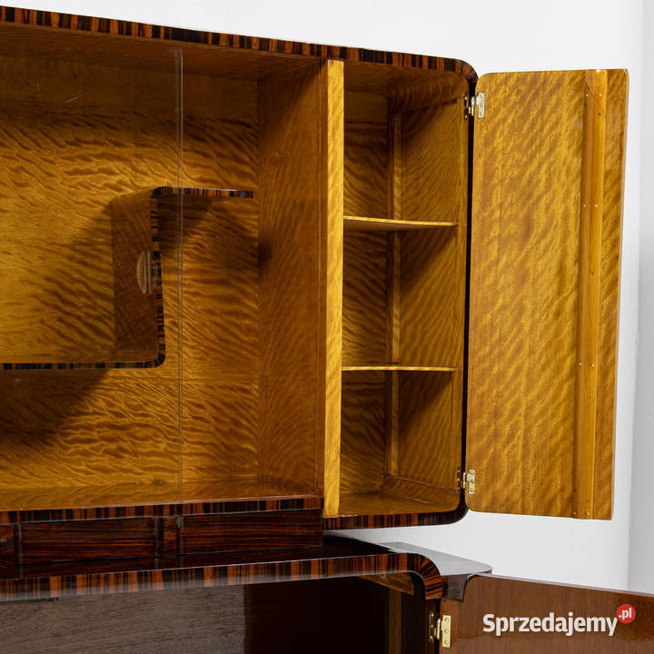 Serwantka Art Deco Polska 19251939 Orzech