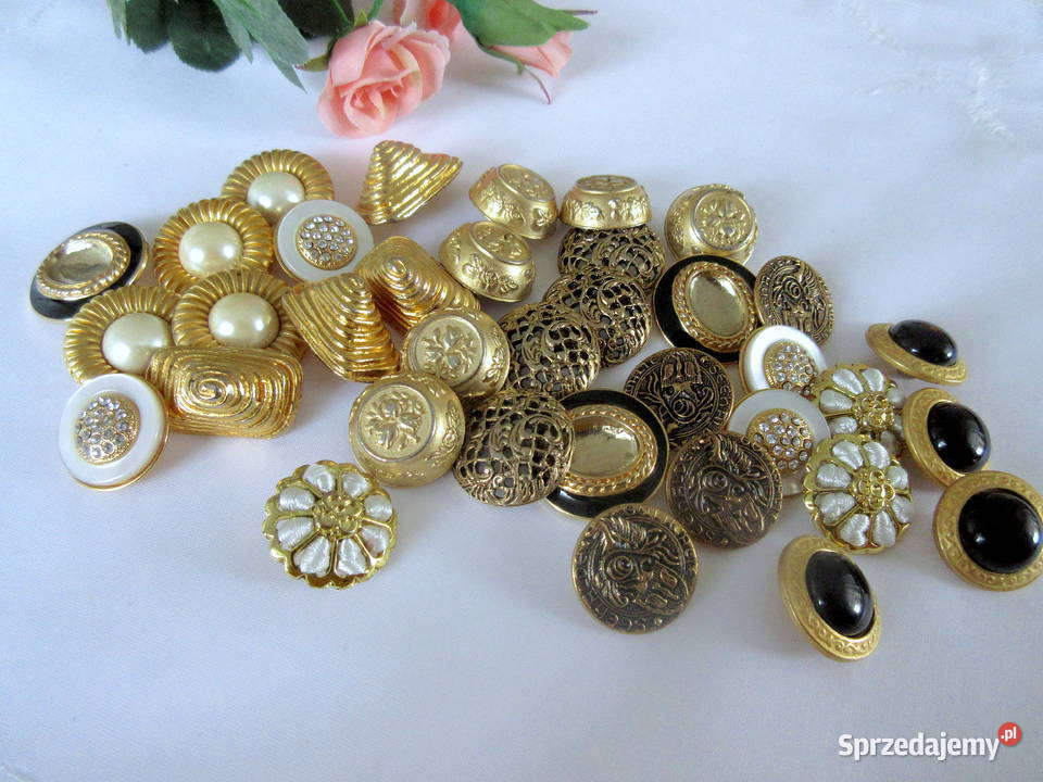 Guziki ozdobne metalowe Straszydle