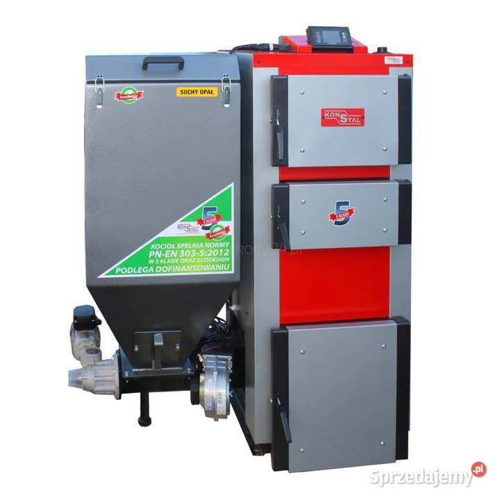 Piec na ekogroszek 25kW 5 klasa ekoprojekt Pleszew