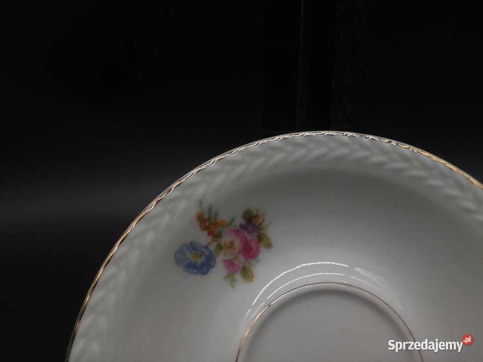 Porcelanowy talerzykpodstawek Carl Tielsch Raszków sprzedam