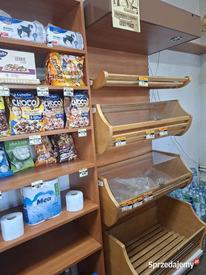 Regały sklepowe i sprzęt likwidacja sklepu Ciechanów