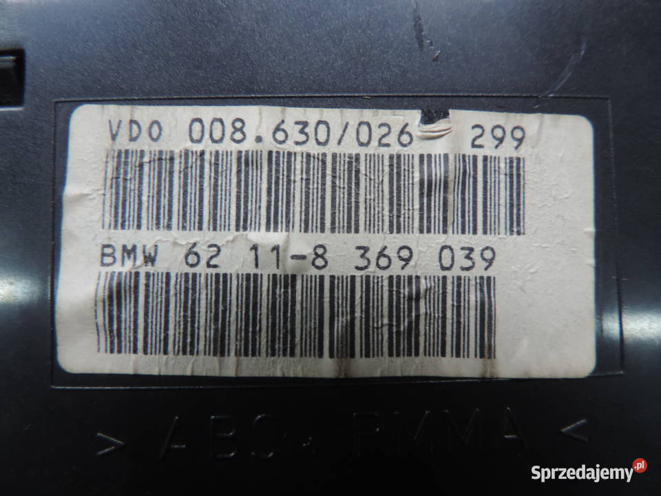 Licznik BMW 7 E38 6211 8369039 008630026 liczniki, zegary małopolskie Nowy Sącz sprzedam