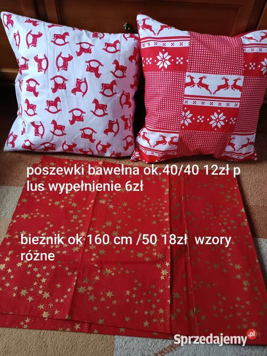 Sprzedam bieżniki poduszkiposzewki Boże Radzyń Podlaski