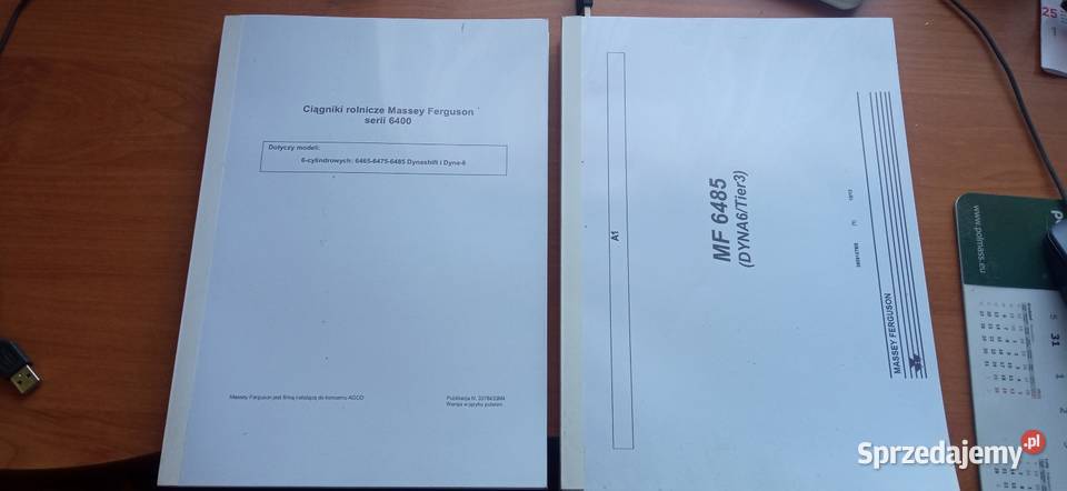 Sprzedam katalog Massey Ferguson seria 6400 Łowicz
