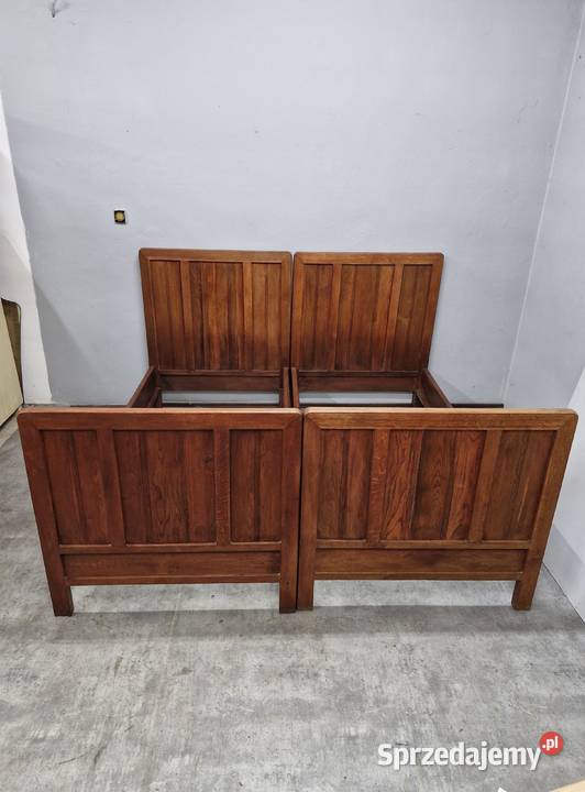 Oryginalne Dębowe Łóżka Secesyjne AntykiMarki