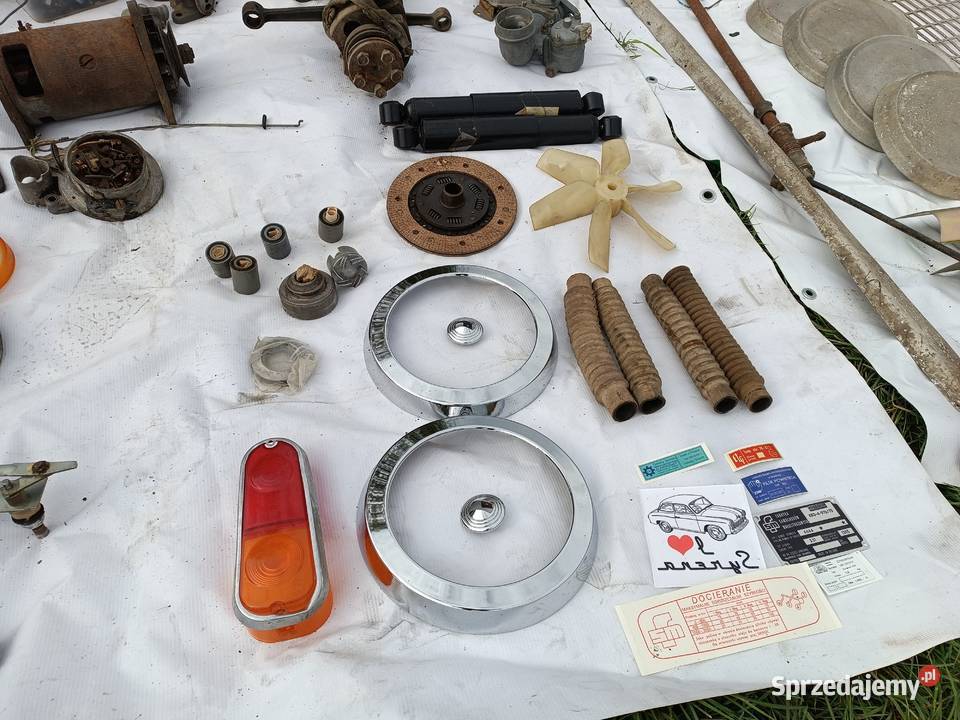 Pakiet części Syrena błotniki maska silniki osobowe