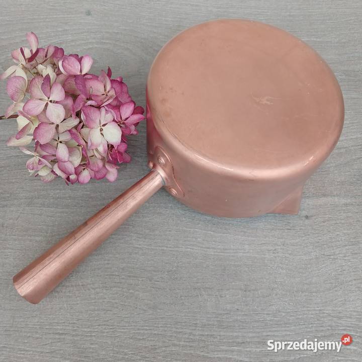 Profesjonalny miedziany garnek rondel poj 22 Warszawa sprzedam