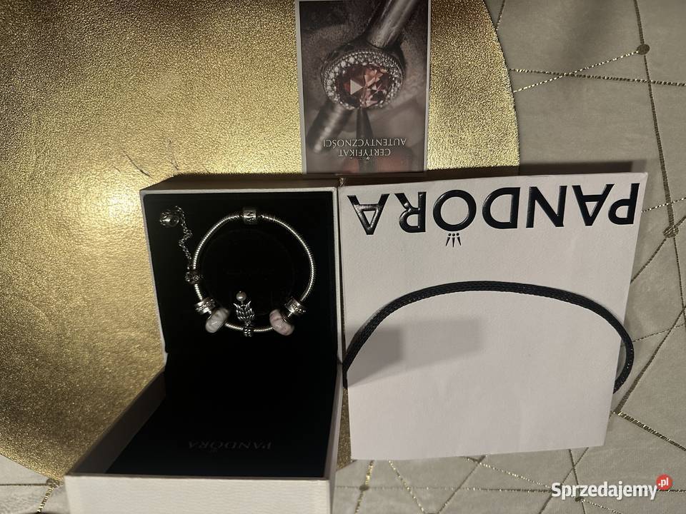 Bransoletka PANDORA srebro mazowieckie Warszawa