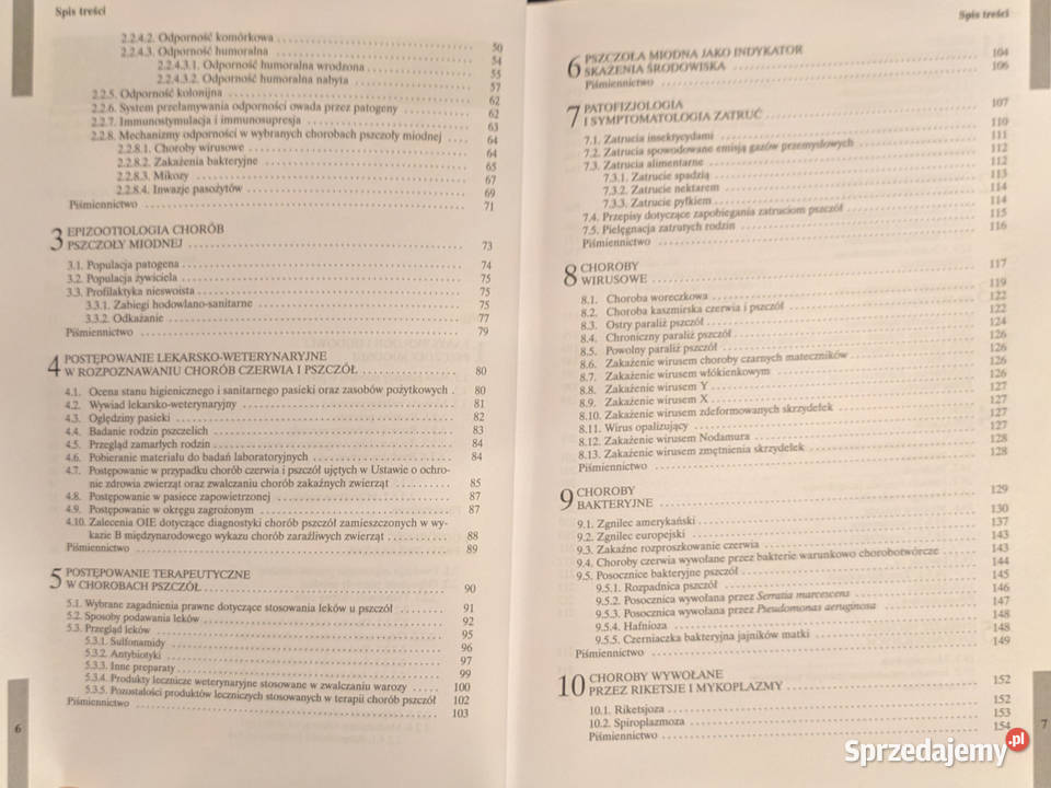 Choroby pszczół odporność patologia terapia biologia, ekologia Książki naukowe i popularnonaukowe Międzyrzec Podlaski