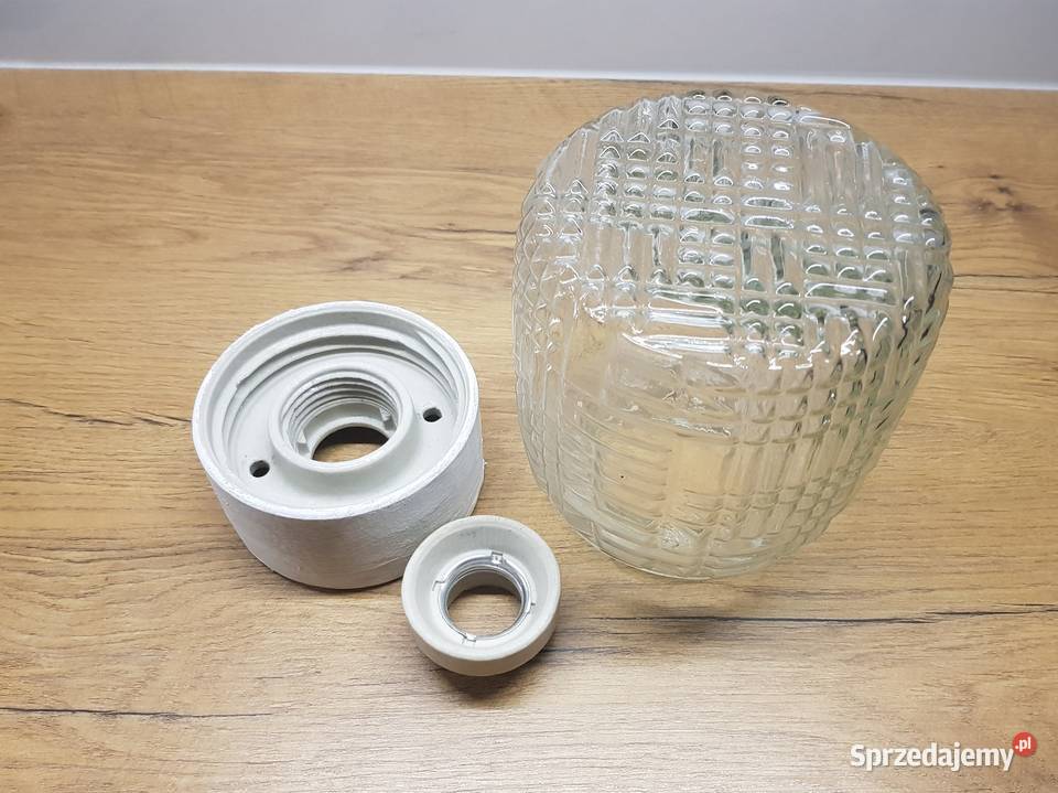 Lampa Klosz z porcelanową oprawą PRL Porcelana i szkło Golina sprzedam