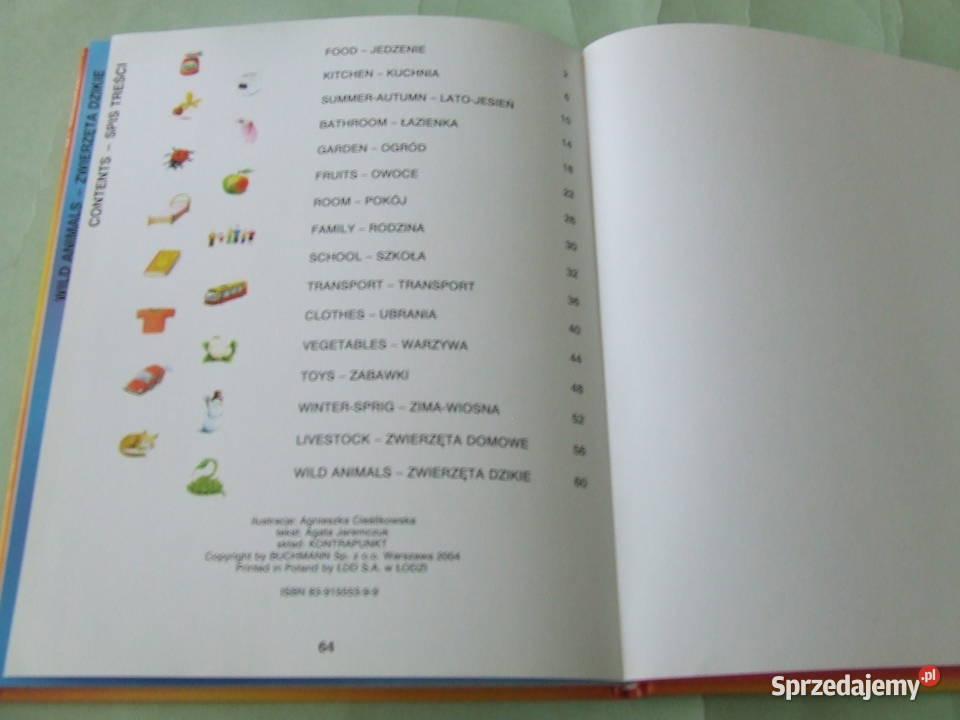 Mój pierwszy słownik obrazkowy angielski Oborniki Śląskie