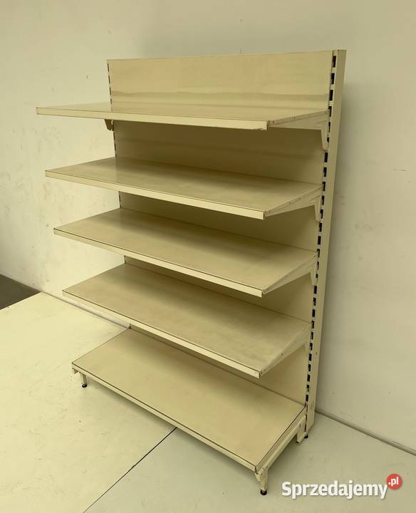 Regał przyścienny metalowy do warsztatu magazynu Ostrołęka